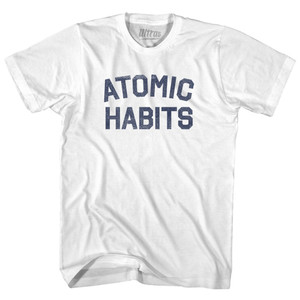 Atomic Habits Womens Cotton Junior Cut T-Shirt - White
