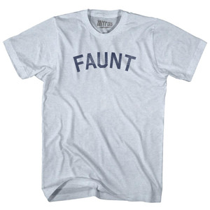 Faunt Adult Tri-Blend T-shirt - Athletic White