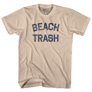 Beach Trash Adult Cotton T-shirt - Creme