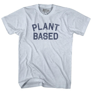 Plant Based Adult Tri-Blend T-shirt - Athletic White