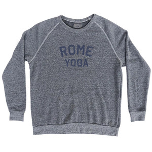 Rome Yoga Adult Tri-Blend Sweatshirt - Athletic Grey