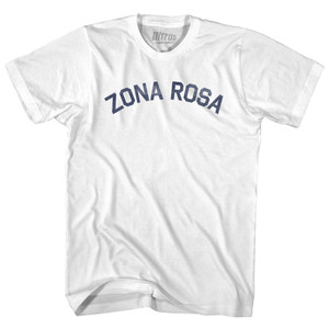 Zona Rosa Adult Cotton T-shirt - White