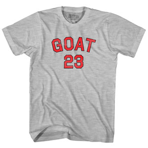 Goat 23 Adult Cotton T-shirt - Grey Heather