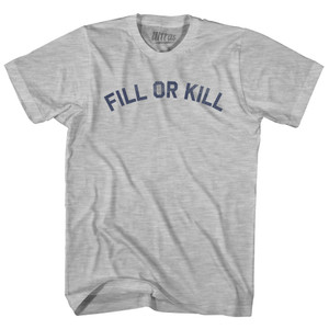 Fill Or Kill Youth Cotton T-shirt - Grey Heather Fill Or Kill Youth Cotton T-shirt - Grey Heather
