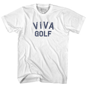 Viva Golf Adult Cotton T-shirt - White Viva Golf Adult Cotton T-shirt - White