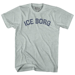 Ice Borg Adult Tri-Blend T-shirt - Athletic Cool Grey