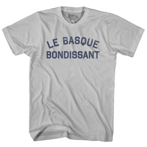 Le Basque Bondissant Adult Cotton T-shirt - Cool Grey