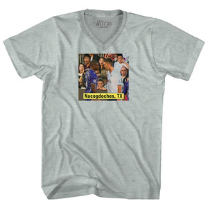 Dempsey Soccer Trash Talk Legend Scuffle You Don't Know Where I'm From Dog Nacogdoches, TX Adult Tri-Blend V-neck T-shirt - Athletic Cool Grey Dempsey Soccer Trash Talk Legend Scuffle You Don't Know Where I'm From Dog Nacogdoches, TX Adult Tri-Blend V-neck T-shirt - Athletic Cool Grey