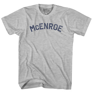 McEnroe Womens Cotton Junior Cut T-Shirt - Grey Heather