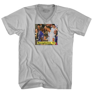 Dempsey Soccer Trash Talk Legend Scuffle You Don't Know Where I'm From Dog Nacogdoches, TX Adult Tri-Blend V-neck T-shirt - Cool Grey Dempsey Soccer Trash Talk Legend Scuffle You Don't Know Where I'm From Dog Nacogdoches, TX Adult Tri-Blend V-neck T-shirt - Cool Grey