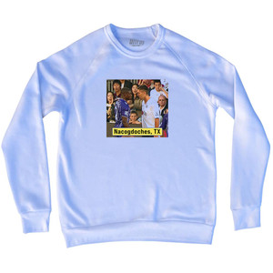 Dempsey Soccer Trash Talk Legend Scuffle You Don't Know Where I'm From Dog Nacogdoches, TX Adult Tri-Blend Sweatshirt - White Dempsey Soccer Trash Talk Legend Scuffle You Don't Know Where I'm From Dog Nacogdoches, TX Adult Tri-Blend Sweatshirt - White