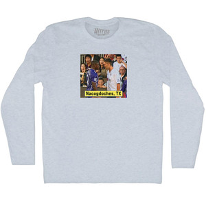 Dempsey Soccer Trash Talk Legend Scuffle You Don't Know Where I'm From Dog Nacogdoches, TX Adult Tri-Blend Long Sleeve T-shirt - Athletic White Dempsey Soccer Trash Talk Legend Scuffle You Don't Know Where I'm From Dog Nacogdoches, TX Adult Tri-Blend Long Sleeve T-shirt - Athletic White