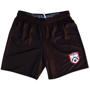 Fall River Marksmen Soccer Soccer Shorts Made In USA - Black