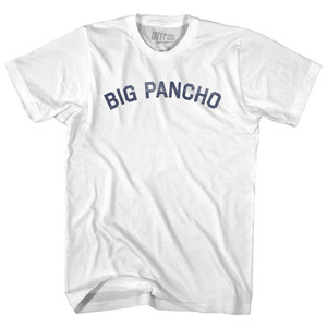 Big Pancho Womens Cotton Junior Cut T-Shirt - White