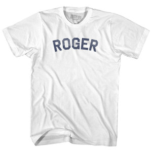 Roger Youth Cotton T-shirt - White Roger Youth Cotton T-shirt - White
