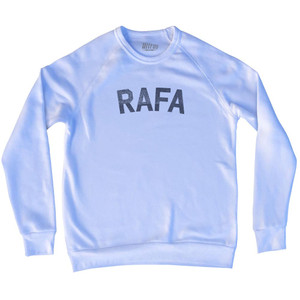 Rafa Adult Tri-Blend Sweatshirt - White