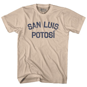 San Luis Potosi Adult Cotton T-shirt - Creme