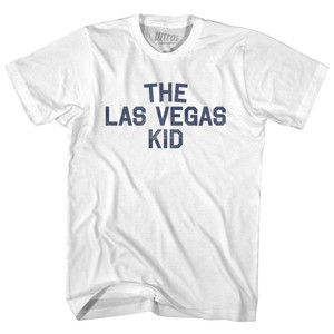 The Las Vegas Kid Youth Cotton T-shirt - White The Las Vegas Kid Youth Cotton T-shirt - White