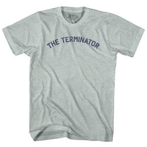 The Terminator Adult Tri-Blend T-shirt - Athletic Cool Grey The Terminator Adult Tri-Blend T-shirt - Athletic Cool Grey