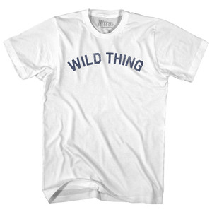 Wild Thing Adult Cotton T-shirt - White Wild Thing Adult Cotton T-shirt - White
