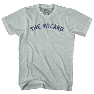 The Wizard Adult Tri-Blend T-shirt - Athletic Cool Grey