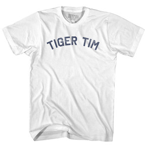 Tiger Tim Youth Cotton T-shirt - White