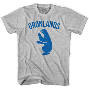 Ultras Greenland Gronlands Bear Soccer Youth Cotton T-shirt - Grey Heather Ultras Greenland Gronlands Bear Soccer Youth Cotton T-shirt - Grey Heather