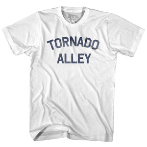 Tornado Alley Adult Cotton T-shirt - White