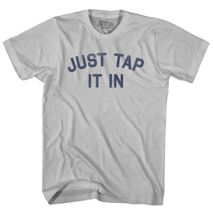 Just Tap It In Adult Cotton T-shirt - Cool Grey