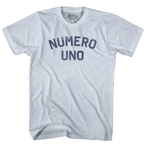 Numero Uno Adult Tri-Blend T-shirt - Athletic White