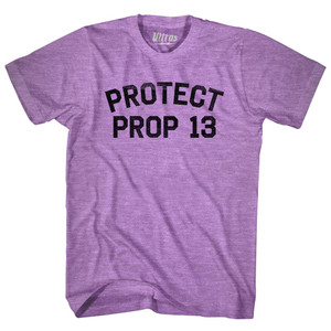 Protect Prop 13 Adult Tri-Blend T-shirt - Athletic Purple