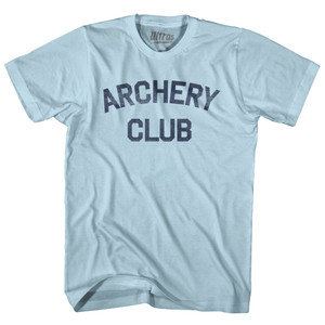 Archery Club Adult Cotton T-shirt - Light Blue