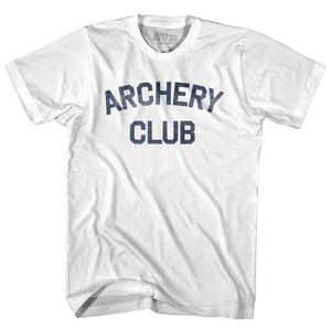 Archery Club Adult Cotton T-shirt - White