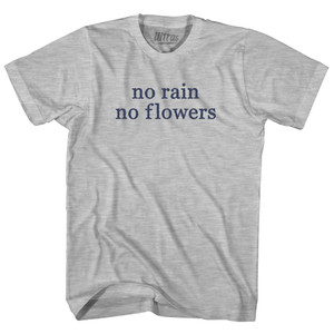 No Rain No Flowers Rage Font Womens Cotton Junior Cut T-Shirt - Grey Heather No Rain No Flowers Rage Font Womens Cotton Junior Cut T-Shirt - Grey Heather