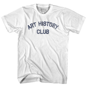 Art History Club Youth Cotton T-shirt - White