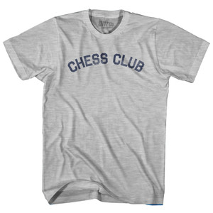 Chess Club Adult Cotton T-shirt - Grey Heather