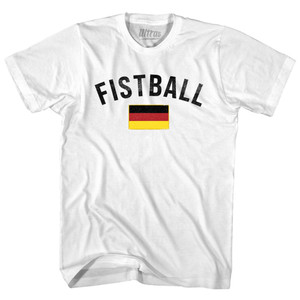 Germany Fistball Country Flag Youth Cotton T-shirt - White