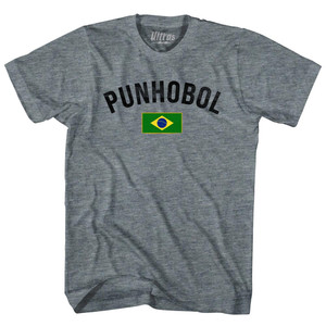 Brazil Punhobol Country Flag Womens Tri-Blend Junior Cut T-Shirt - Athletic Grey Brazil Punhobol Country Flag Womens Tri-Blend Junior Cut T-Shirt - Athletic Grey
