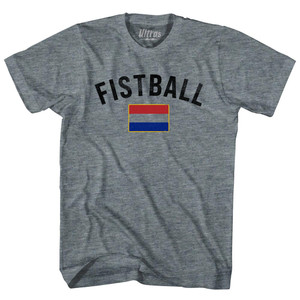 Netherlands Fistball Country Flag Adult Tri-Blend T-shirt - Athletic Grey Netherlands Fistball Country Flag Adult Tri-Blend T-shirt - Athletic Grey