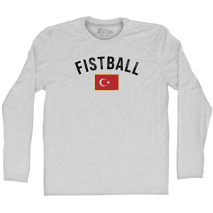 Turkey Fistball Country Flag Adult Cotton Long Sleeve T-shirt Turkey Fistball Country Flag Adult Cotton Long Sleeve T-shirt