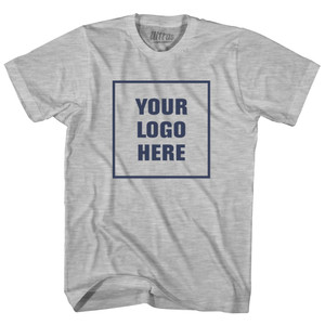 Custom Your Logo Here Youth Cotton T-shirt - Grey Heather