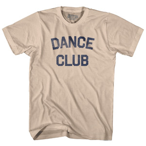 Dance Club Adult Cotton T-shirt - Creme