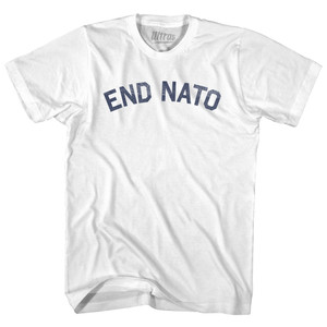 End Nato Womens Cotton Junior Cut T-Shirt - White