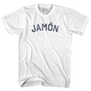 Jamon Womens Cotton Junior Cut T-Shirt - White