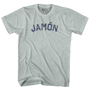 Jamon Adult Tri-Blend T-shirt - Athletic Cool Grey