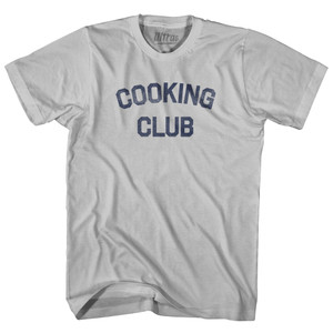 Cooking Club Adult Cotton T-shirt - Cool Grey