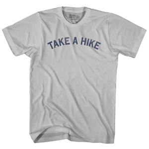 Take A Hike Adult Cotton T-shirt - Cool Grey