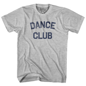 Dance Club Womens Cotton Junior Cut T-Shirt - Grey Heather