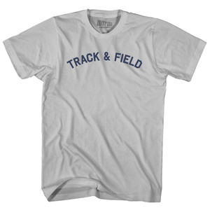 Track & Field Adult Cotton T-shirt - Cool Grey