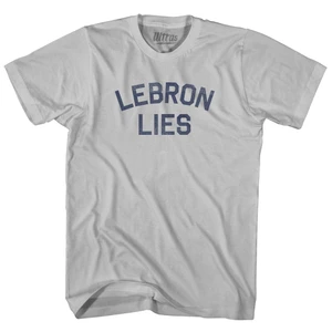 Lebron Lies Adult Cotton T-shirt - Cool Grey